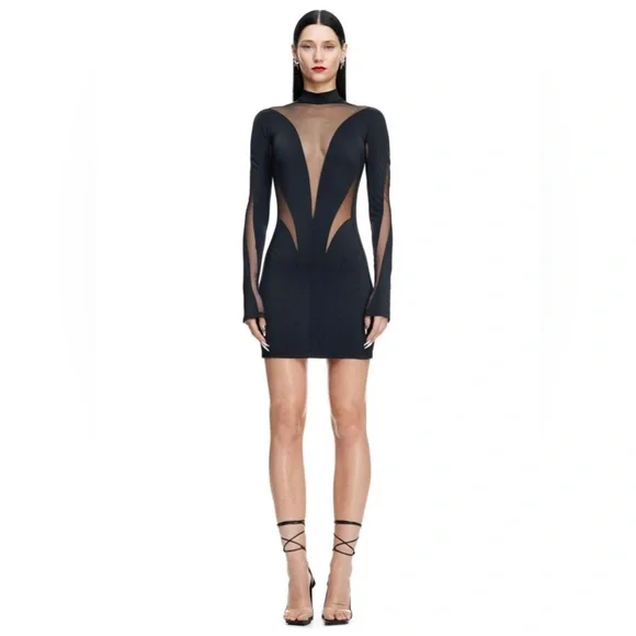 mini mugler dress Mugler Light Crepe Mini Dress